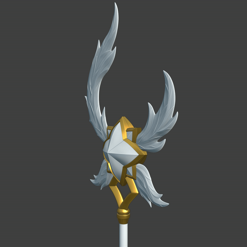 Star Guardian Soraka Staff League of Legends LOL Cosplay [3D print model]