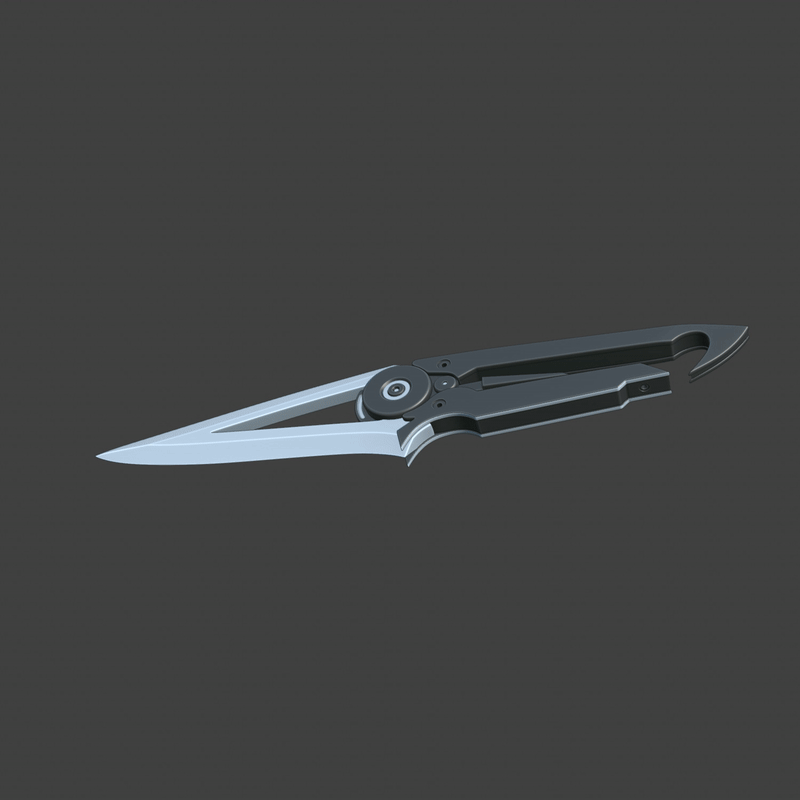 Dead by Daylight Trickster Ji-Woon Hak cosplay prop knife [3D print model]