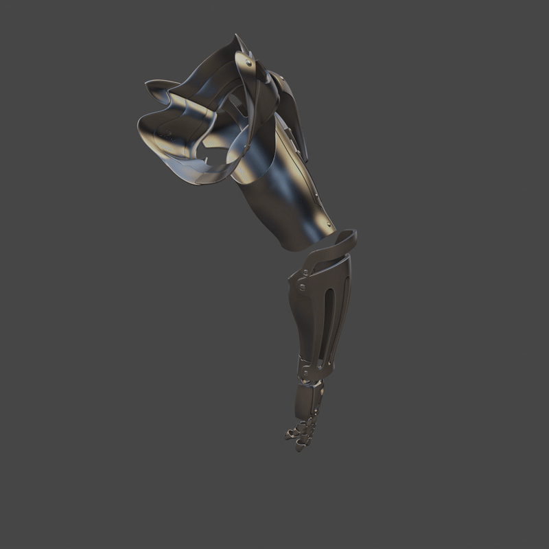 Edward Elric automail arm Fullmetal alchemist cosplay - [3D print model]