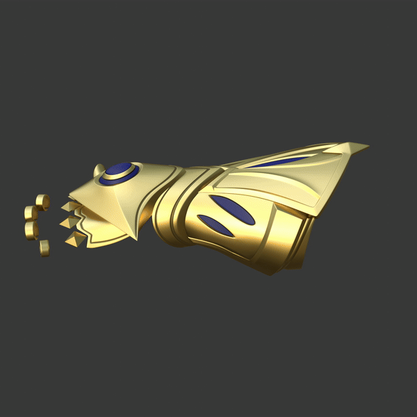 Ezreal basic gauntlet league of legends wild rift cosplay [3D PRINT MODEL]