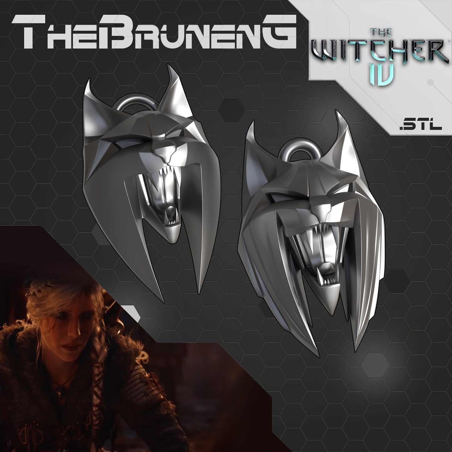 Witcher 4 Lynx medallion [3D model]