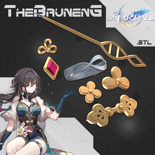 Honkai Star Rail Ruan Mei accessories [3D model]