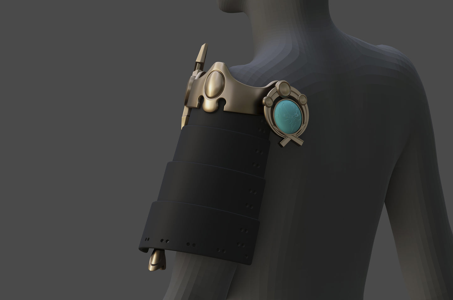 Genshin Impact Kaedehara Kazuha Shoulder armor cosplay [3D print model]