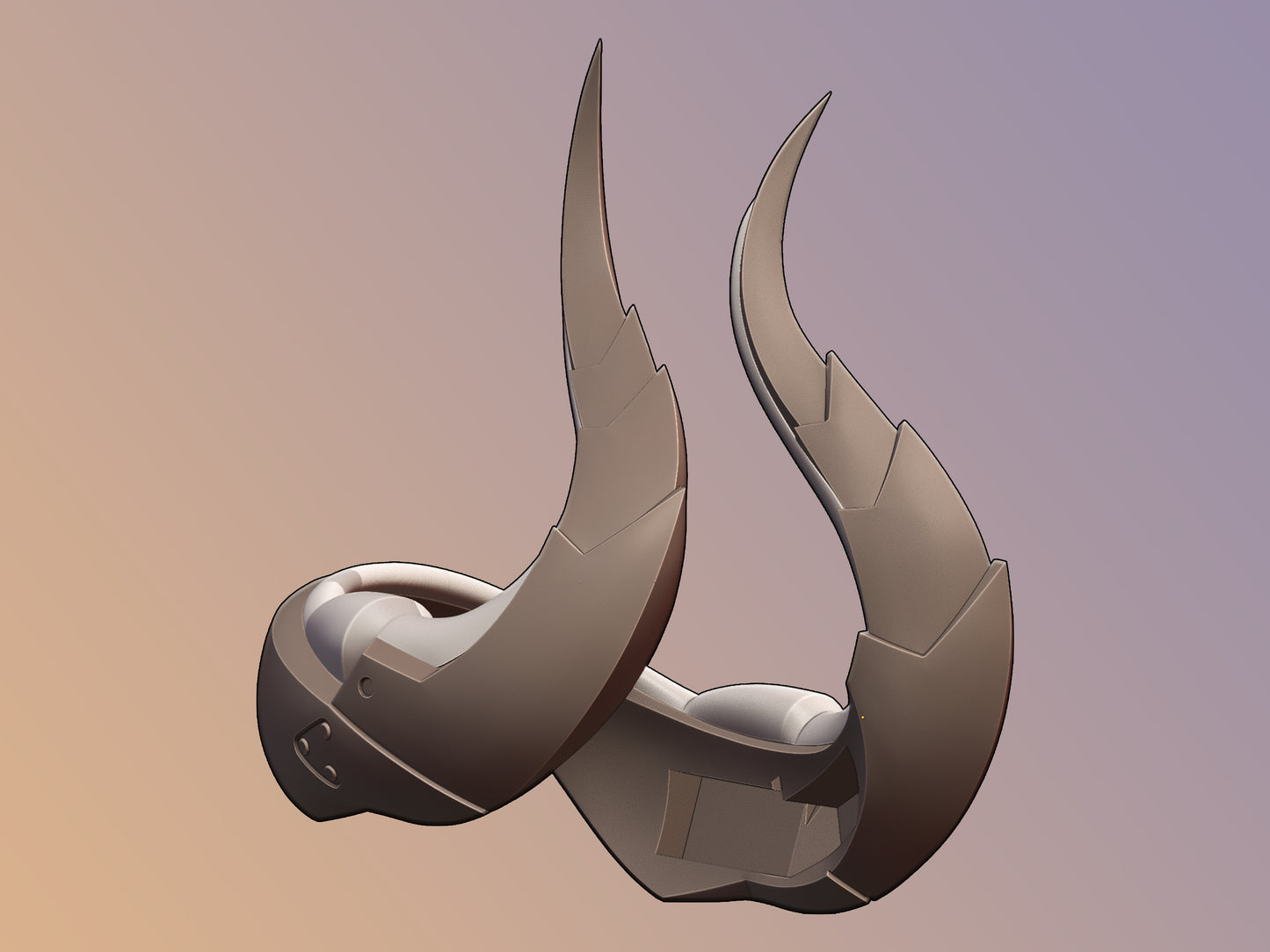 OVERWATCH Mercy imp devil horns cosplay [3D print model]