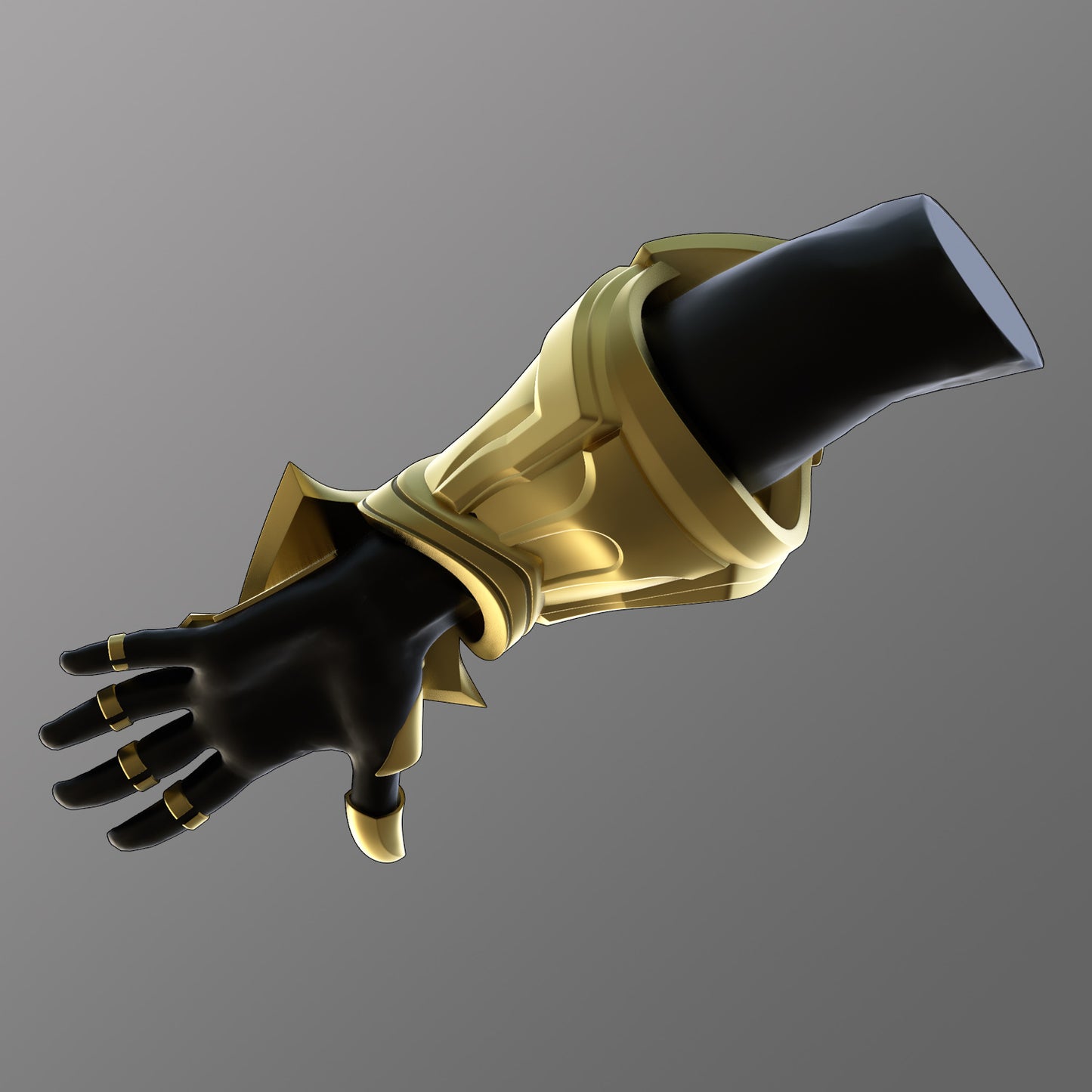Ezreal basic gauntlet league of legends wild rift cosplay [3D PRINT MODEL]