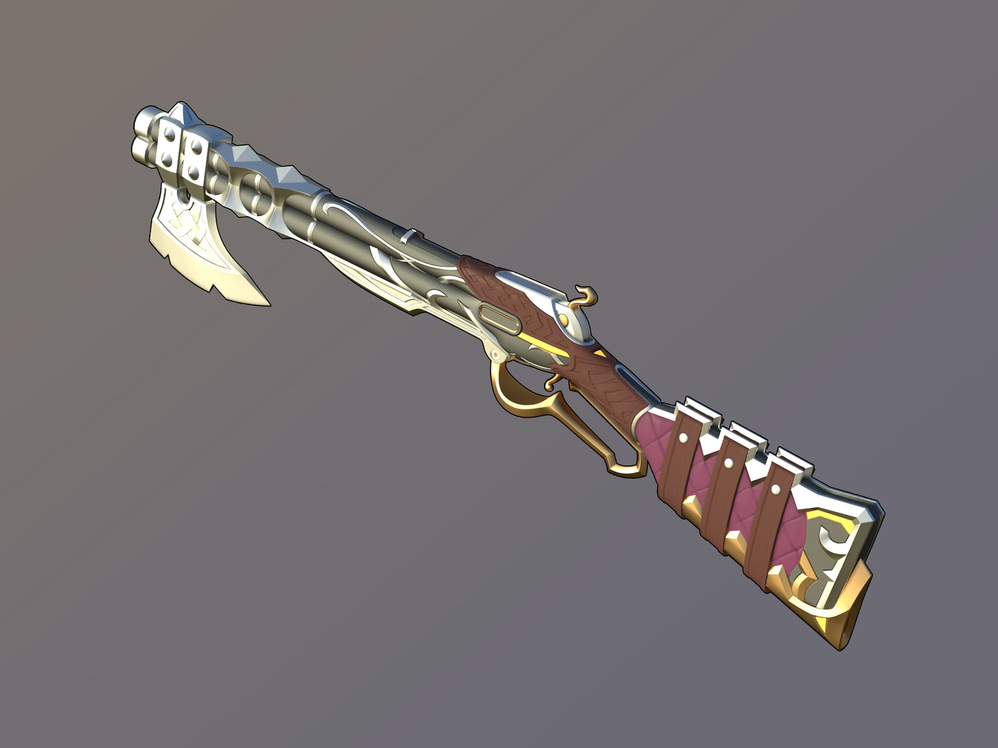 Little Red Ashe prop Overwatch cosplay [3d print files]