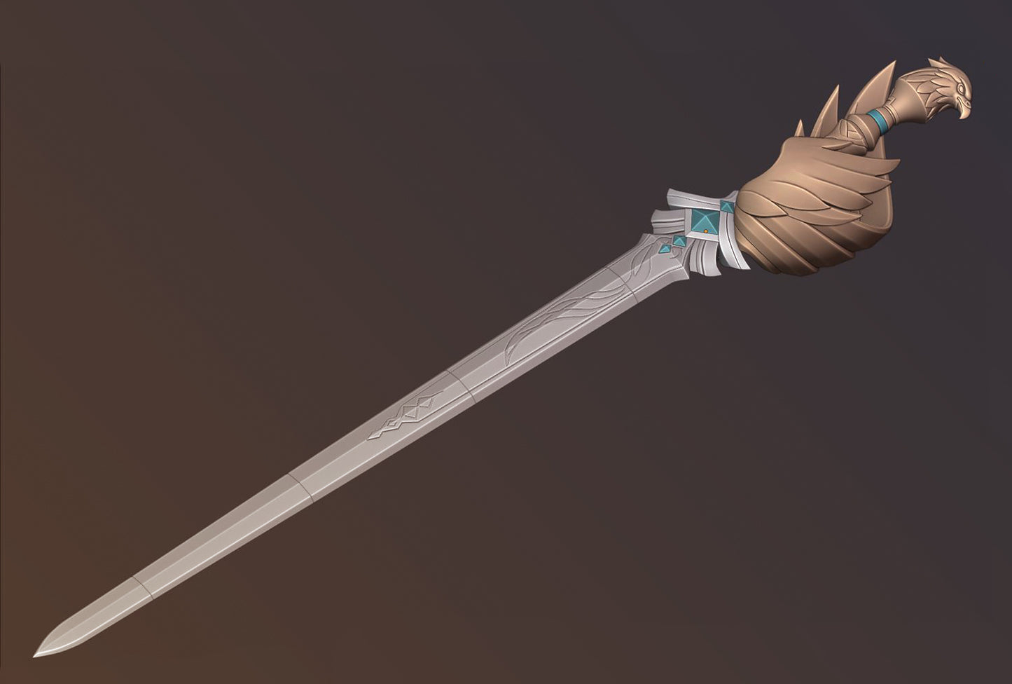 Genshin Impact Favonius Sword cosplay prop [3D print model]