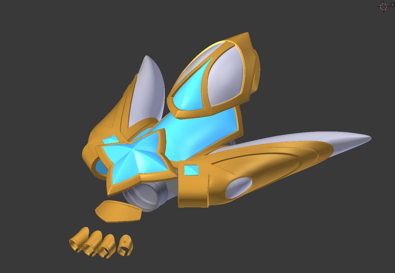 Star Guardian Ezreal Gauntlet League of legends cosplay [3D print model]