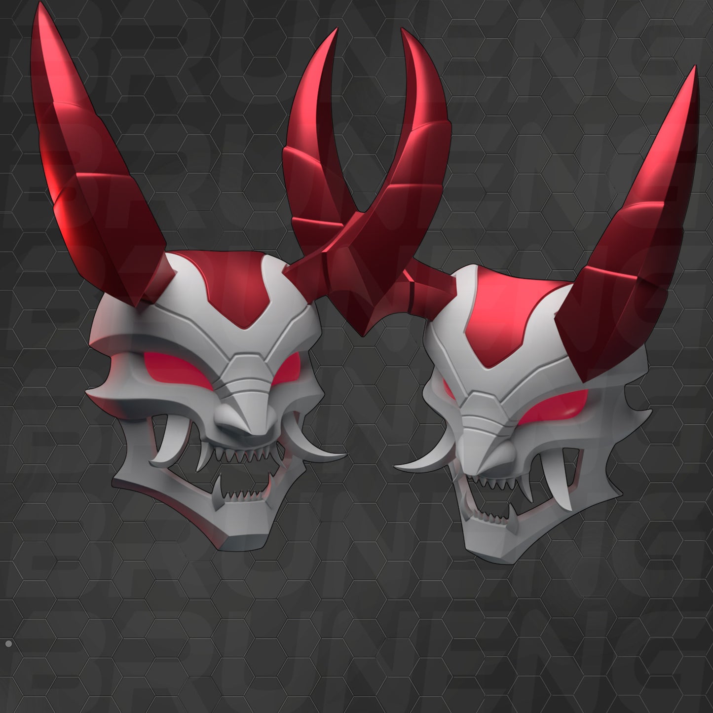 Blood Moon Thresh Cosplay Mask - League of Legends Wild Rift [3D Print Model]