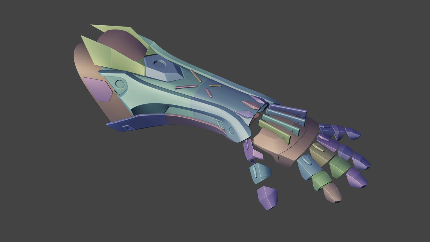 Honkai Impact 3rd Asuka Shikinami Langley cosplay arm [3D print model]