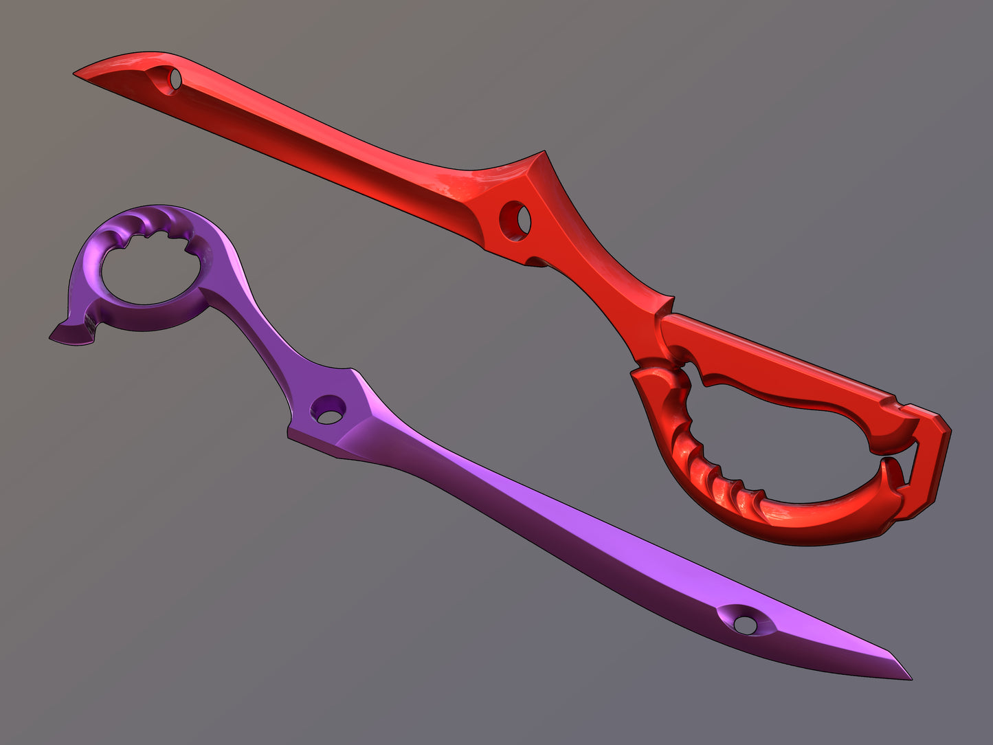 Scissor Blades Kill la Kill cosplay  [3D print files]
