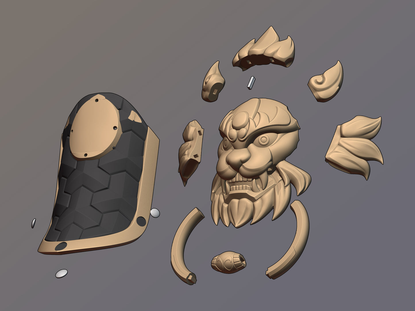 Honkai Star Rail Jing Yuan cosplay accessories [3D print files]