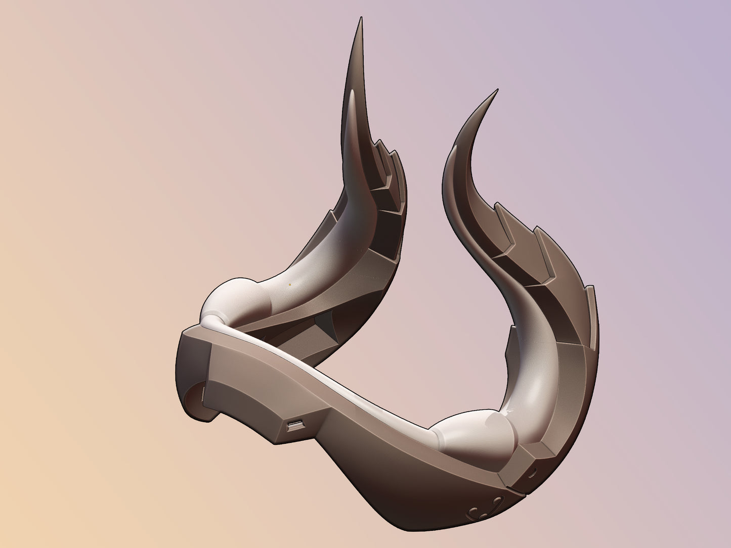 OVERWATCH Mercy imp devil horns cosplay [3D print model]
