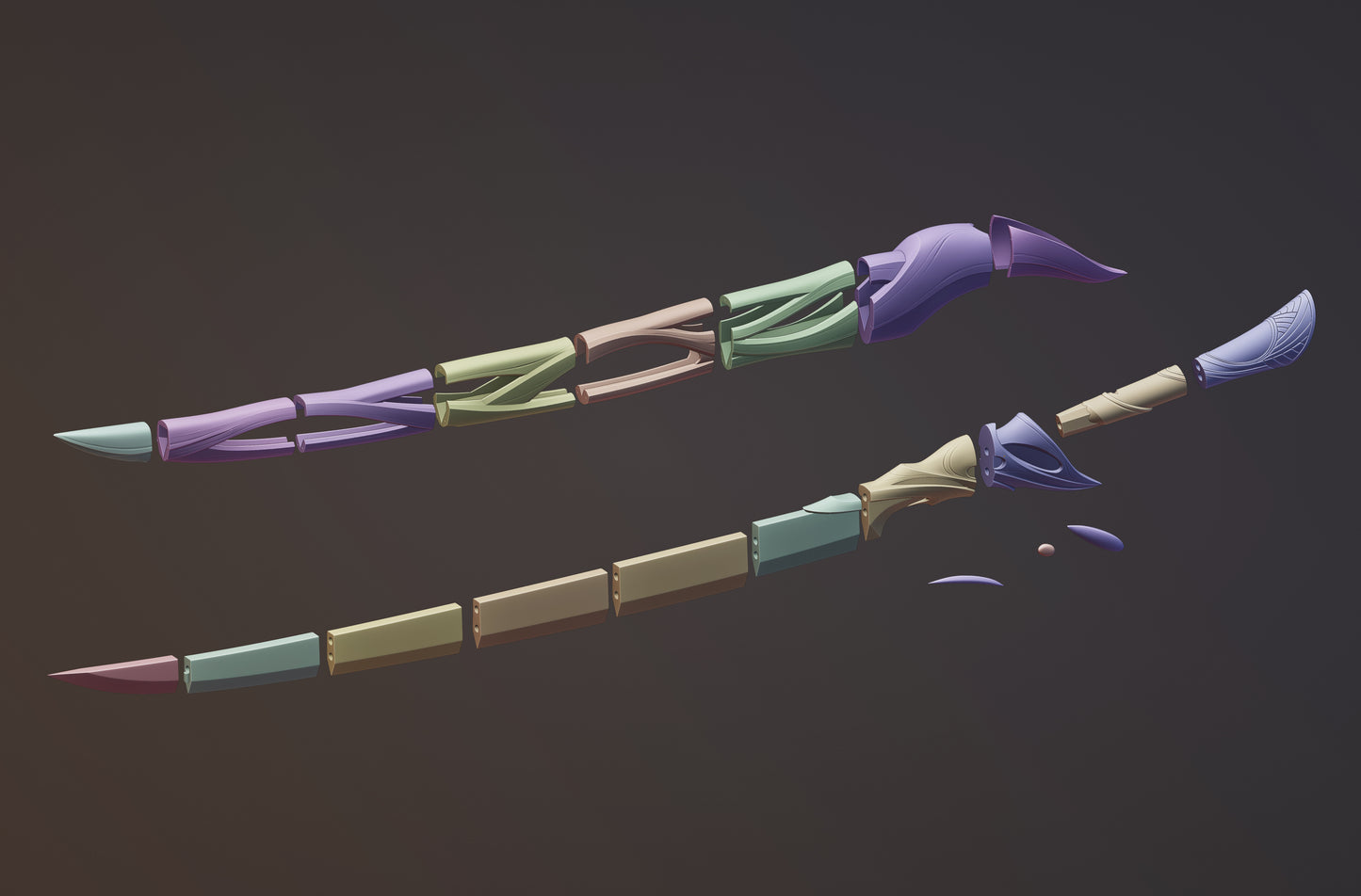 Yasuo spirit blossom sword cosplay League of Legends LOL [3D print model]