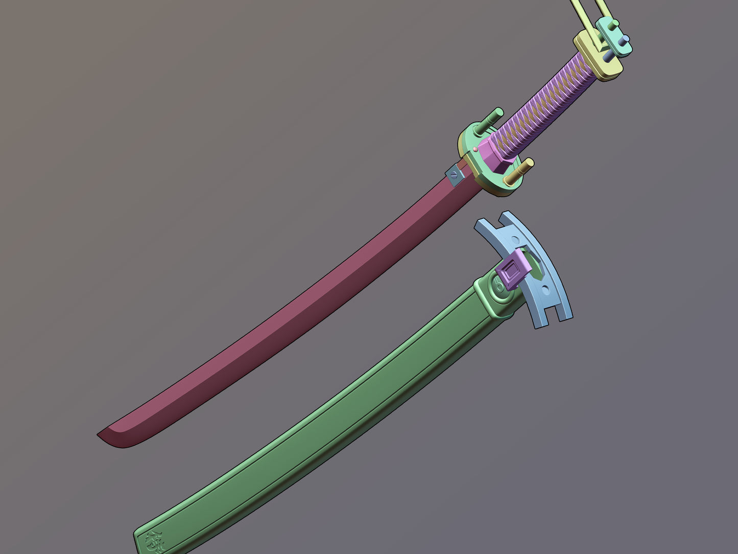Hoshimi Miyabi Sword ZZZ Zenless Zone Zero cosplay [3D print model]
