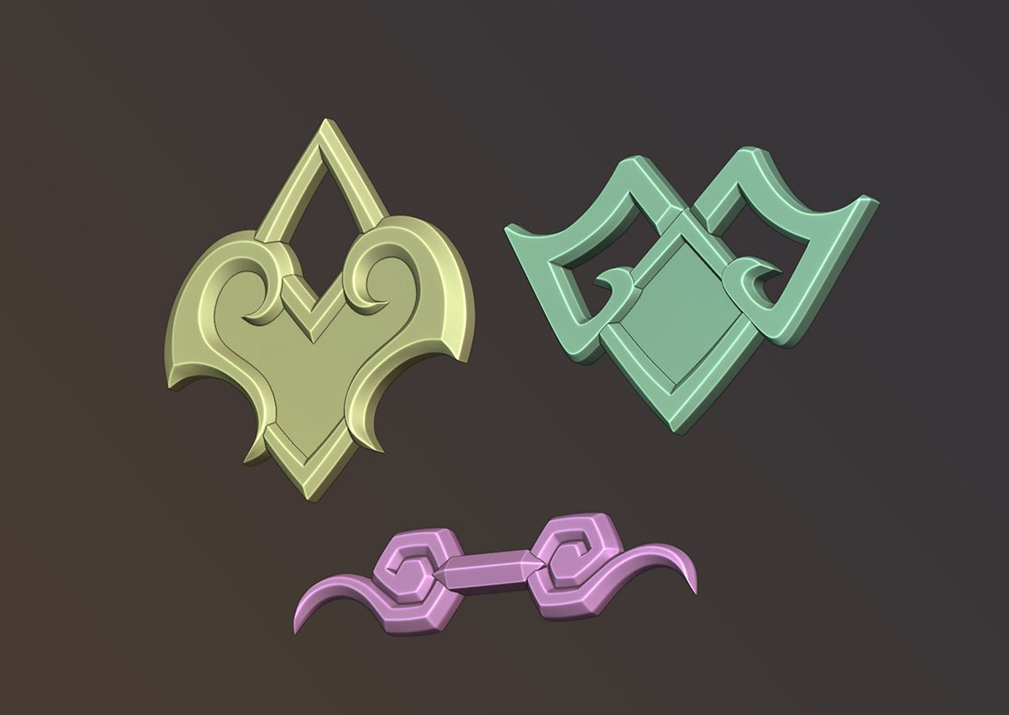 Genshin Impact cosplay Xiao costume Accessories [3D print model]