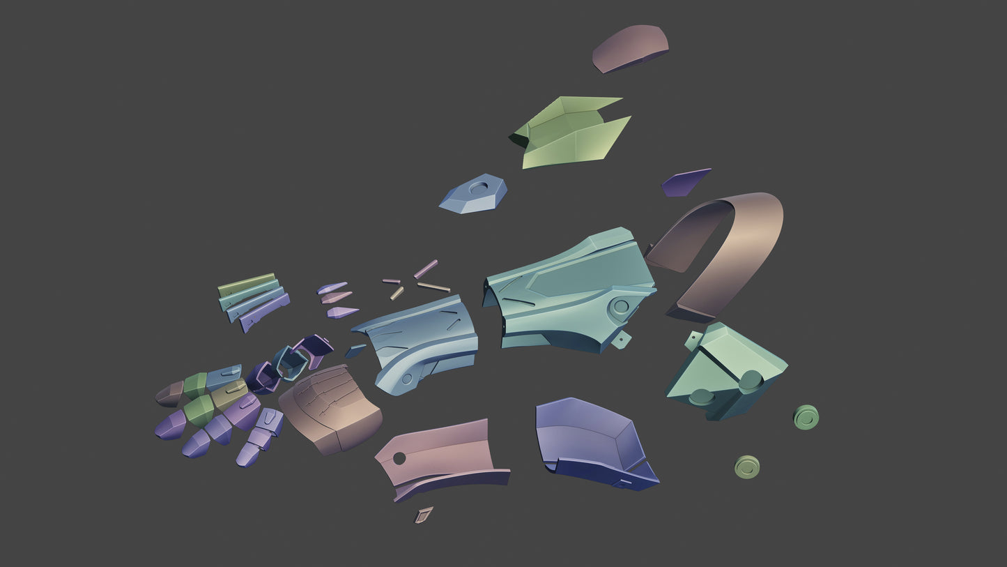 Honkai Impact 3rd Asuka Shikinami Langley cosplay arm [3D print model]