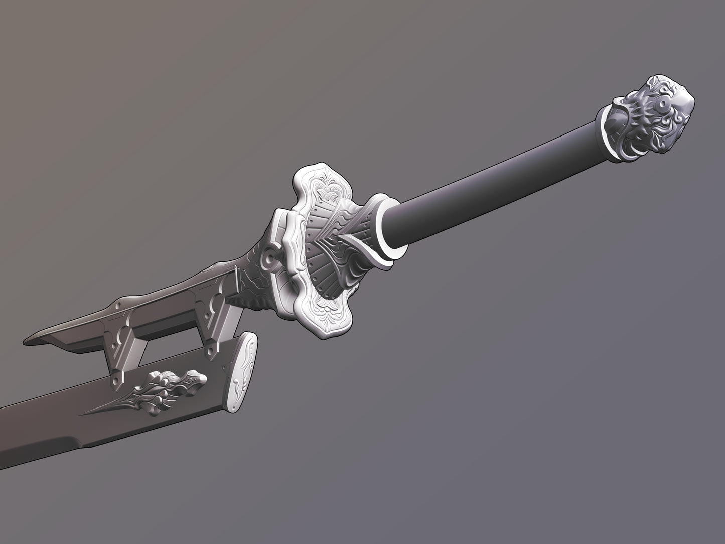 Nier Automata Virtuous Treaty sword [3D print files]