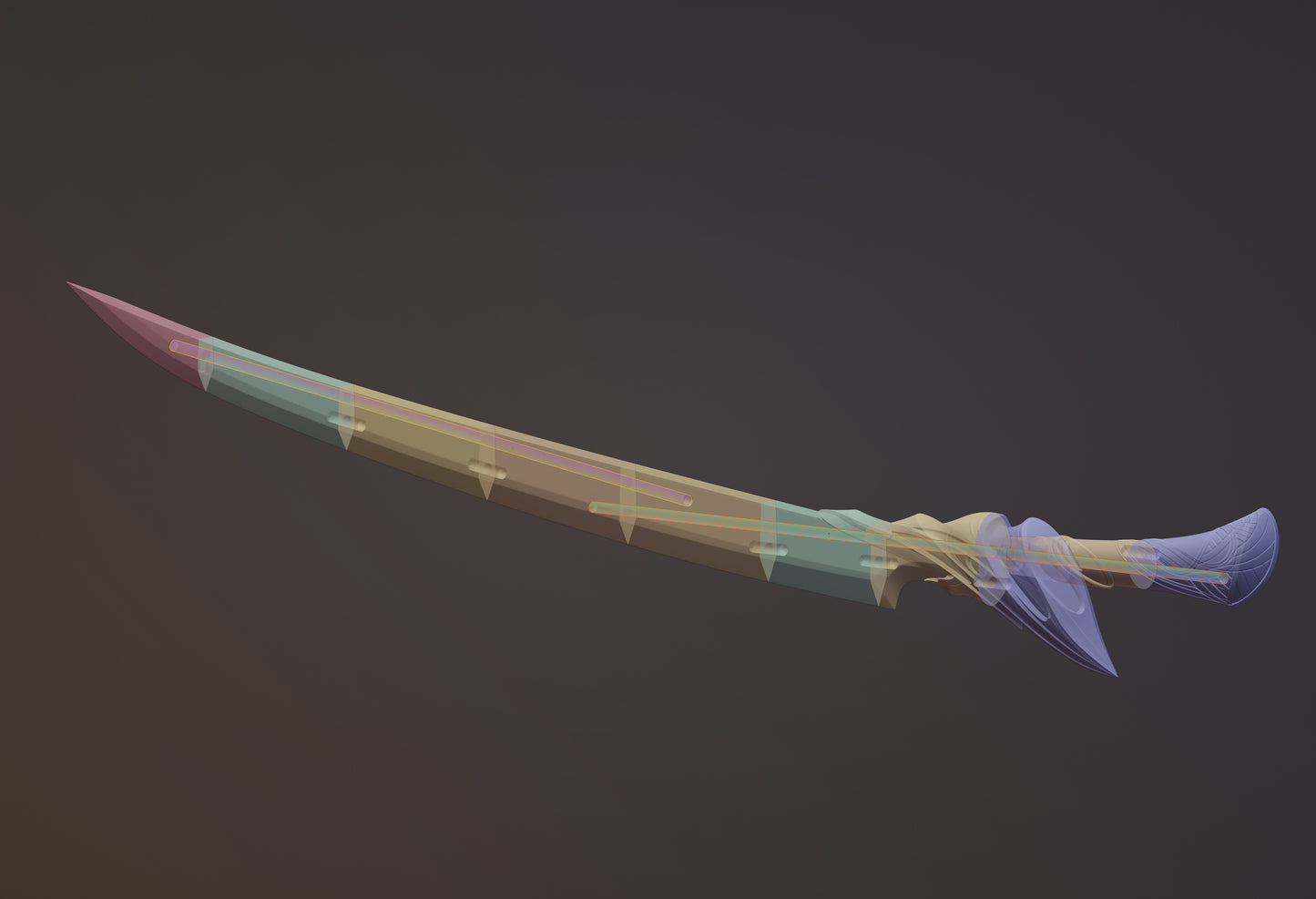 Yasuo spirit blossom sword cosplay League of Legends LOL [3D print model]