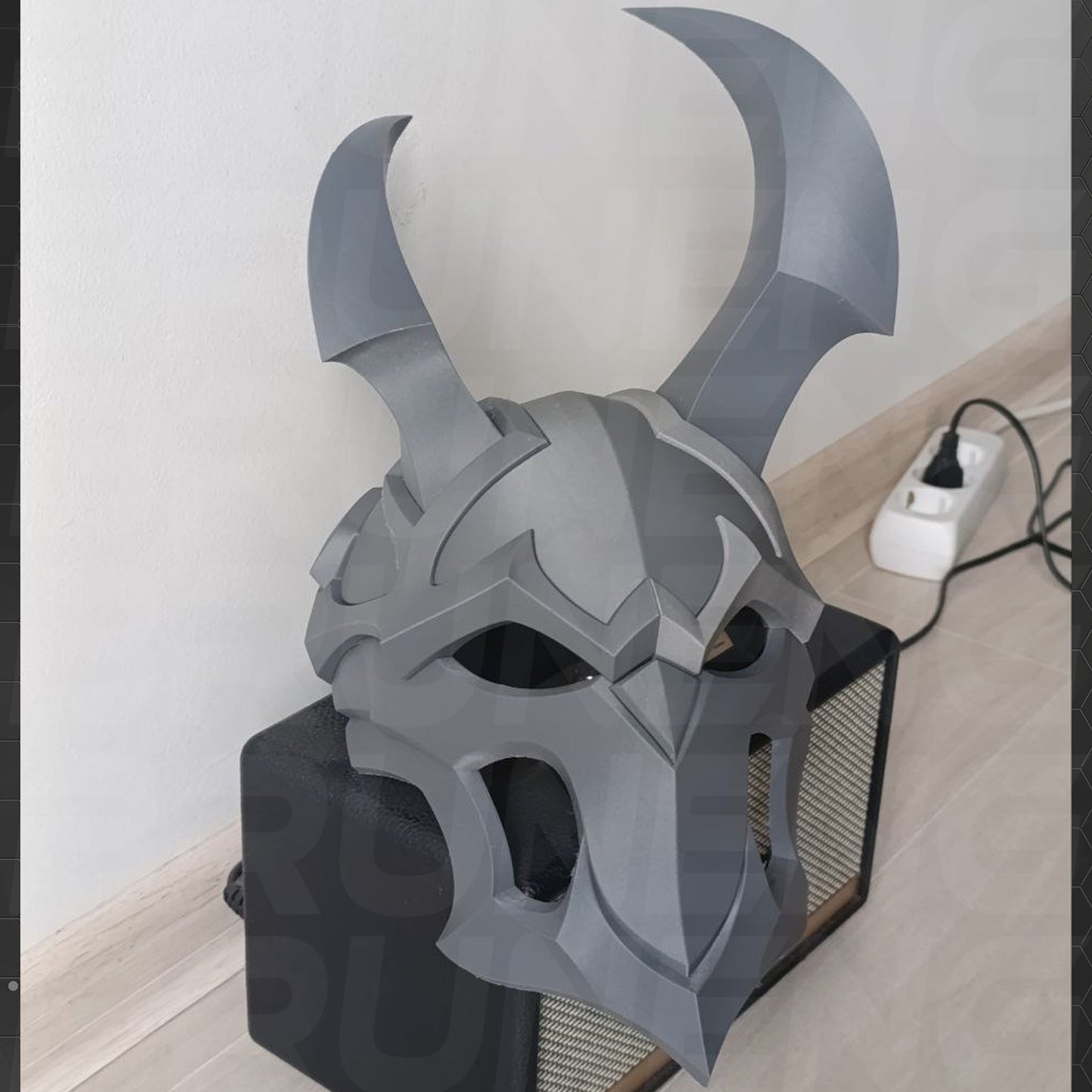 Blood Moon Jhin mask helmet LOL Wild Rift cosplay [3D print model]