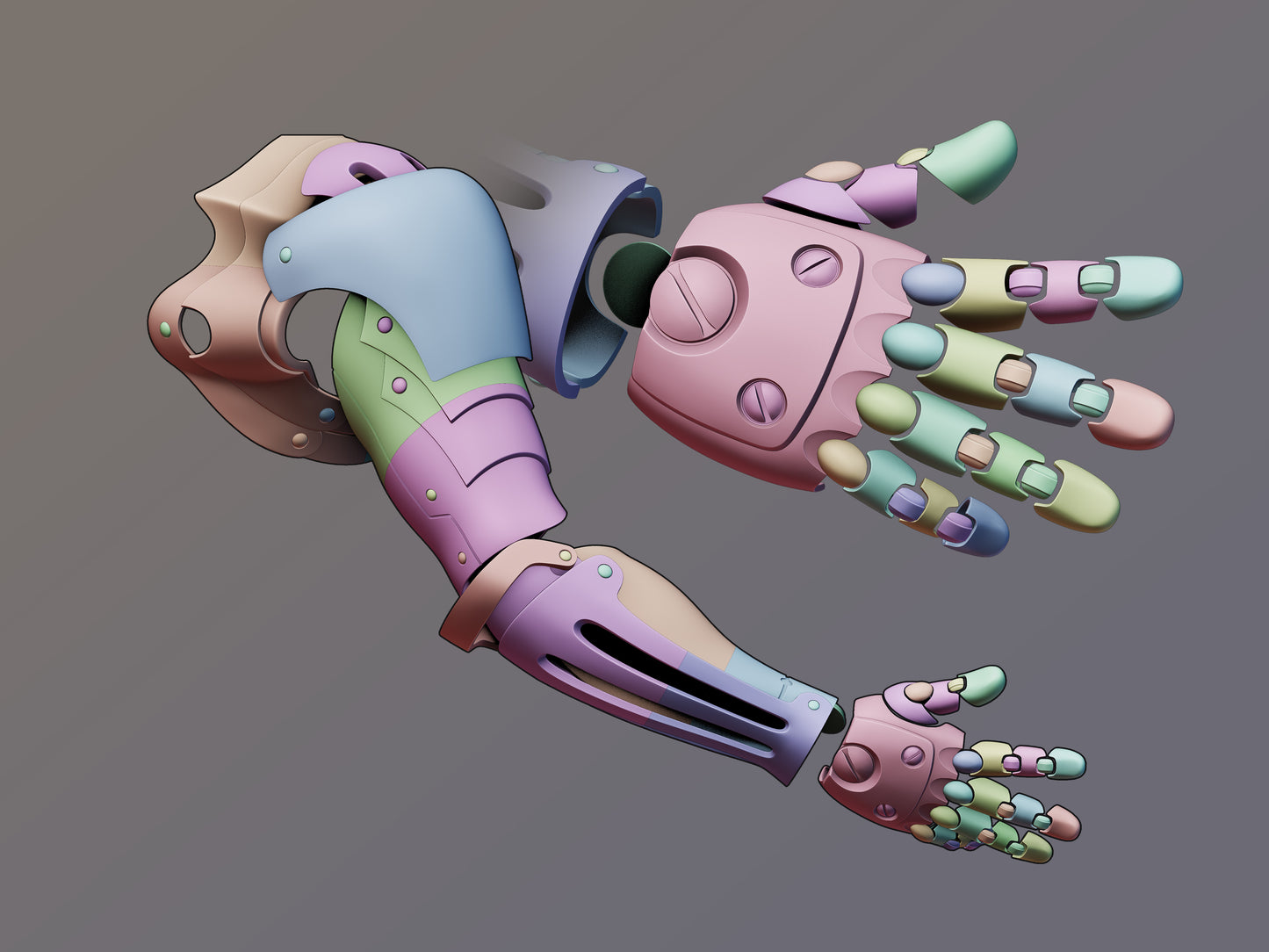 Edward Elric automail arm Fullmetal alchemist cosplay - [3D print model]