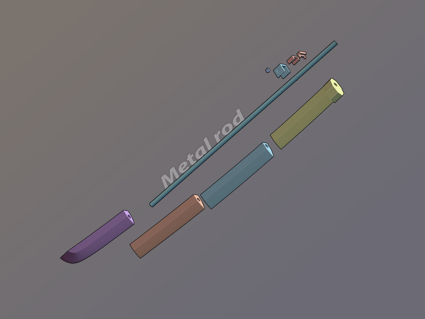 Hoshimi Miyabi Sword ZZZ Zenless Zone Zero cosplay [3D print model]