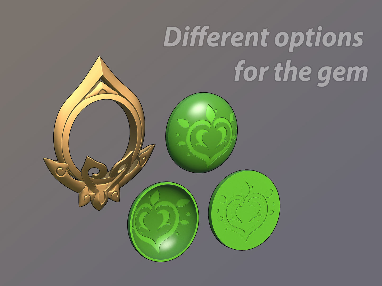 Genshin Impact Kaveh Cosplay Accessories set [3d print files]