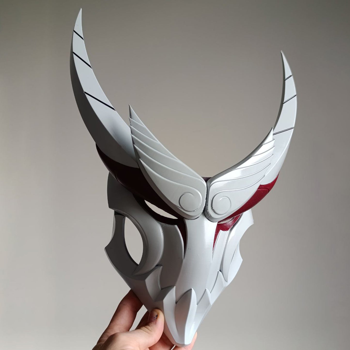 Blood Moon Yasuo Cosplay Mask League of Legends Wild Rift [3D Print Model]