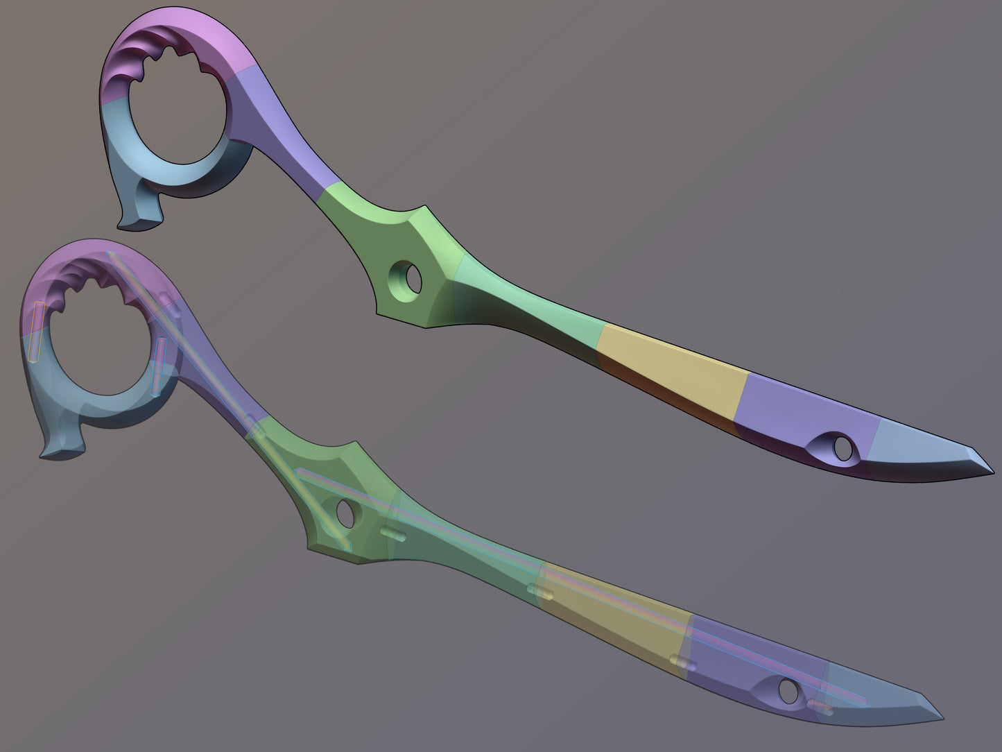 Scissor Blades Kill la Kill cosplay  [3D print files]