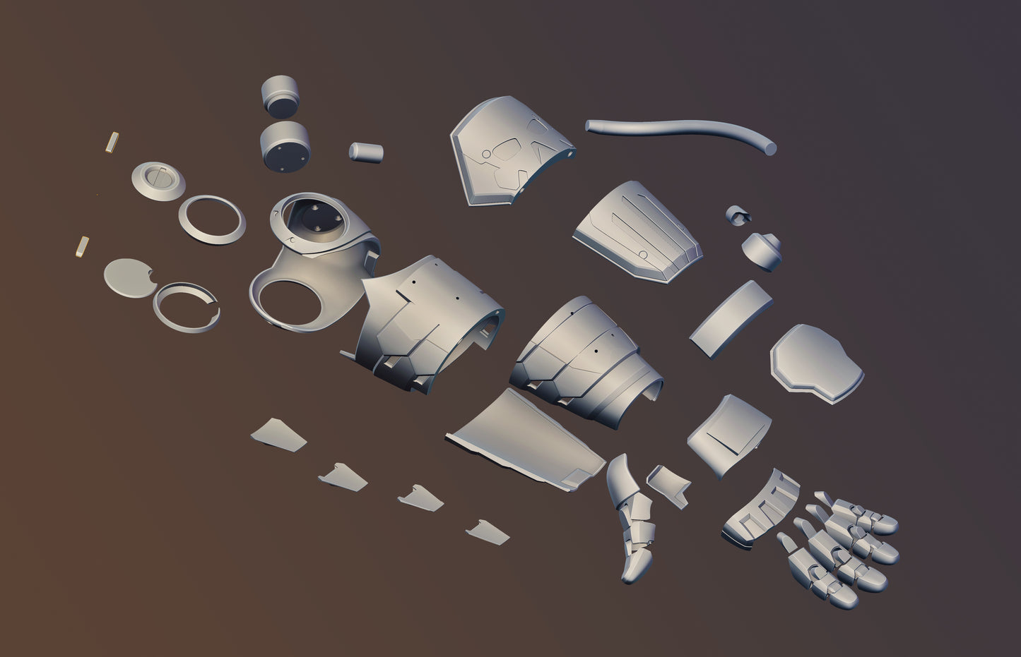 OVERWATCH McCree Cassidy arm cosplay [3D print model]