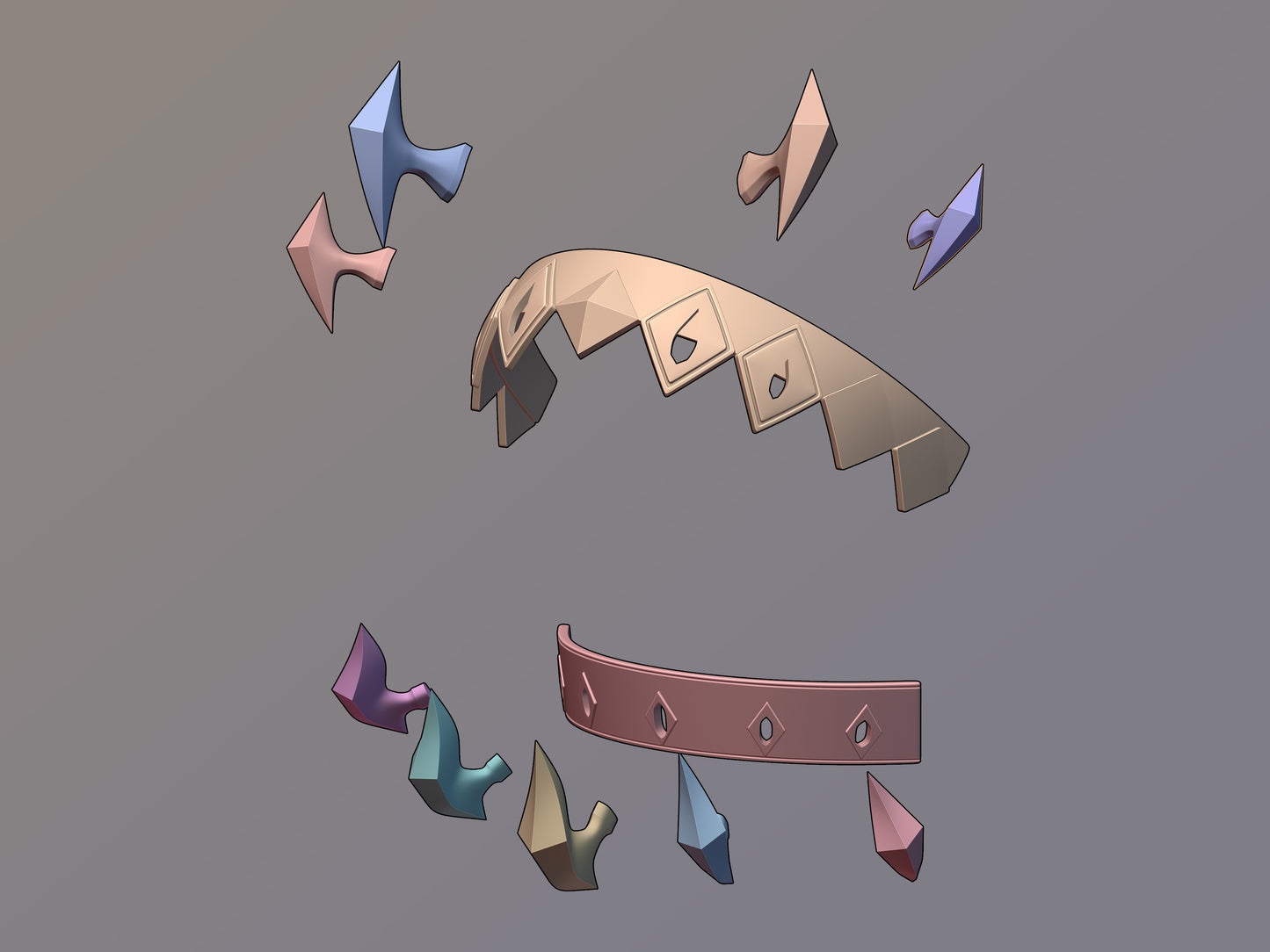 Ellen Joe accessories set ZZZ Zenless Zone Zero cosplay [3D print model]