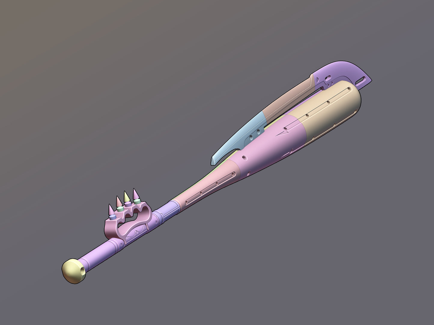 Dead by Daylight Trickster Ji-Woon Hak cosplay Bat [3D print model]