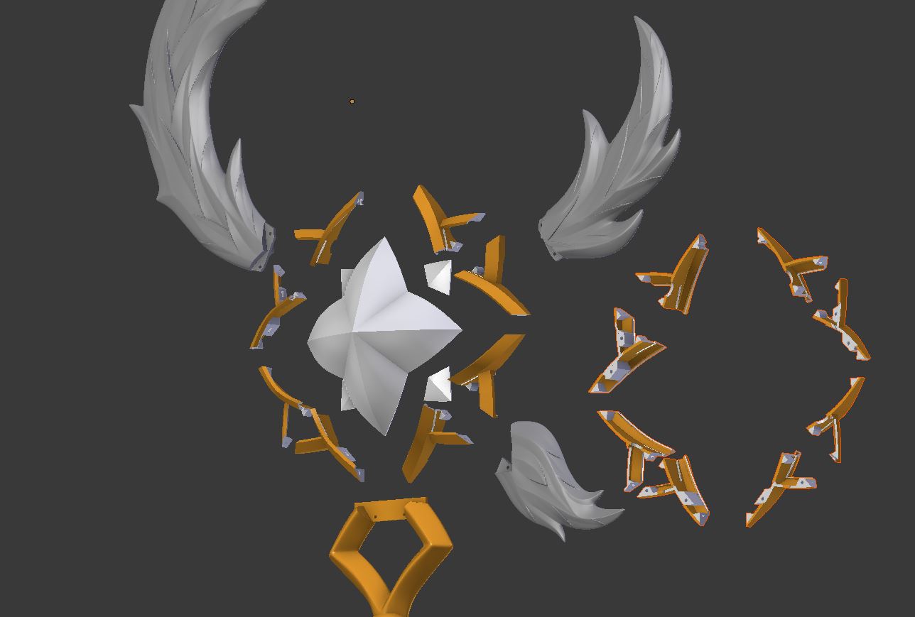 Star Guardian Soraka Staff League of Legends LOL Cosplay [3D print model]