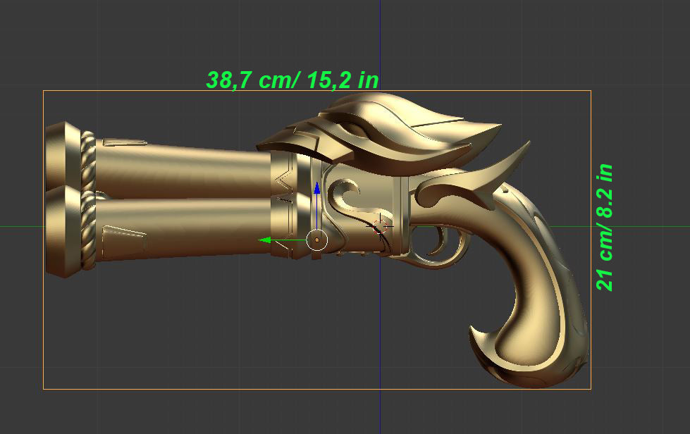 Captain Fortune Miss Fortune prop League of Legends LOL cosplay [3D print model]