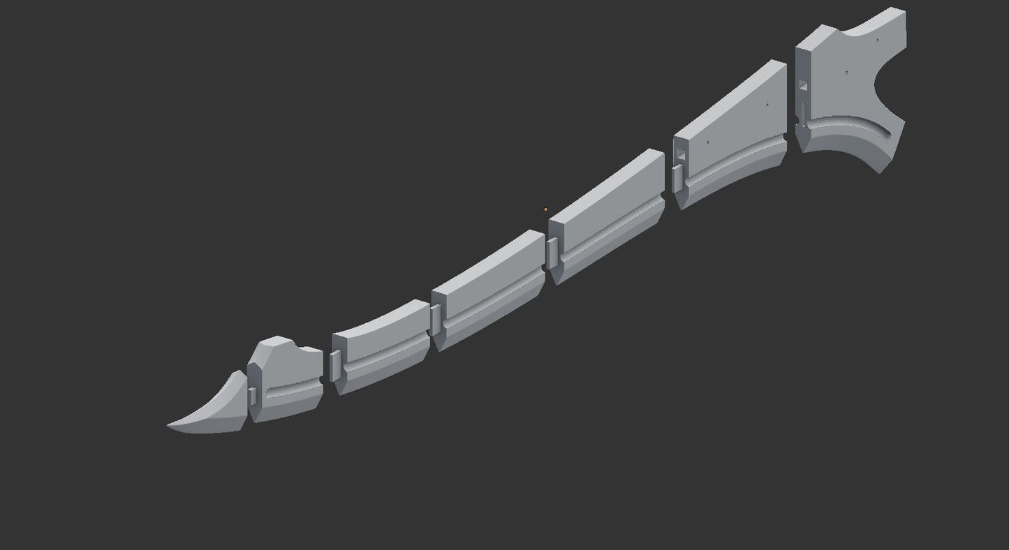 DMC5 Devil May Cry 5 Nero Red Queen sword cosplay [3D print model]