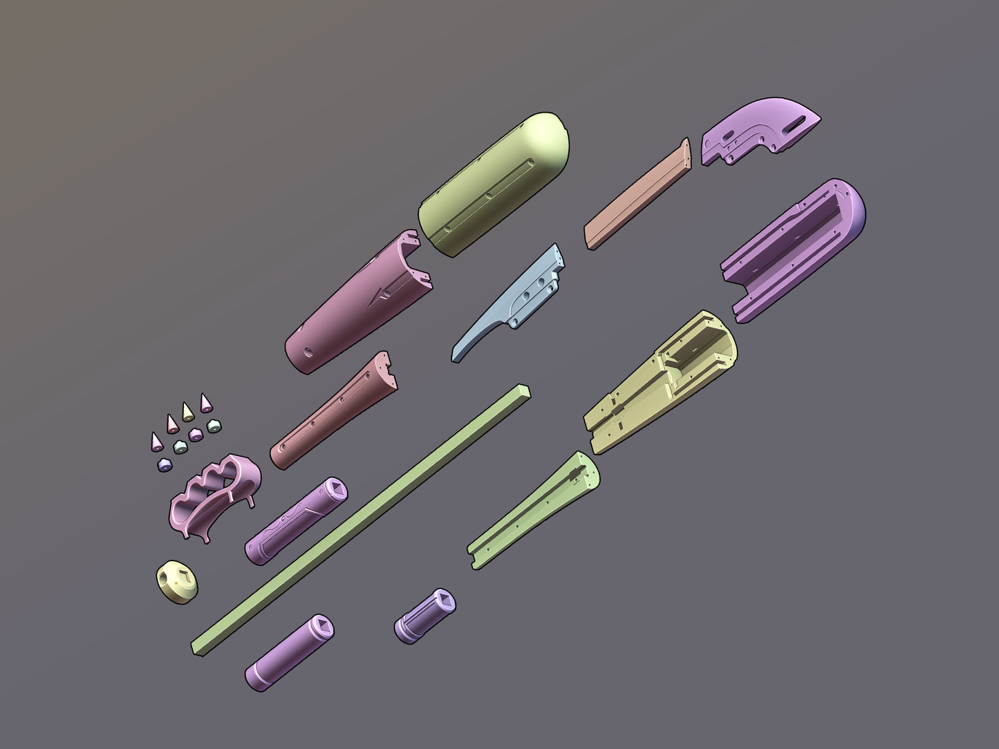 Dead by Daylight Trickster Ji-Woon Hak cosplay Bat [3D print model]