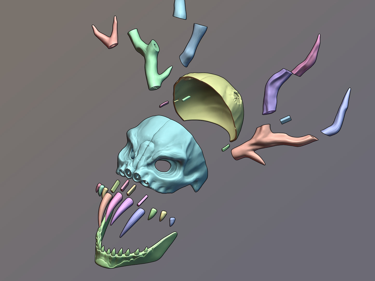 Dead by Daylight Mordeo Scull cosplay [3d print files]