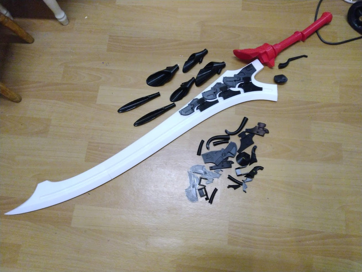 DMC5 Devil May Cry 5 Nero Red Queen sword cosplay [3D print model]