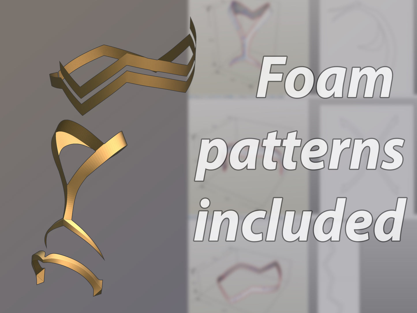 Genshin Impact Kaveh Cosplay Accessories set [3d print files]