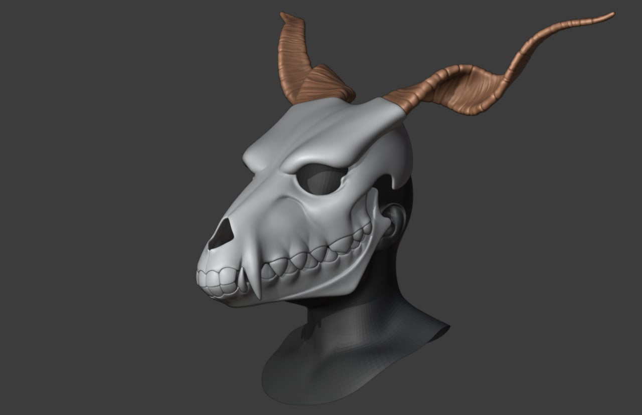Elias Ainsworth Skull Ancient Magus Bride Cosplay [3D print model]