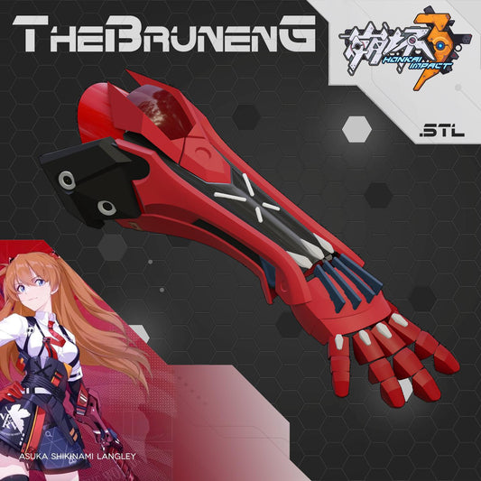 Honkai Impact 3rd Asuka Shikinami Langley cosplay arm [3D print model]