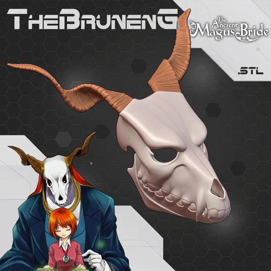 Elias Ainsworth Skull Ancient Magus Bride Cosplay [3D print model]