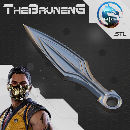 Mortal Kombat 1 MK12 Scorpion kunai spear [3D print file]