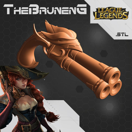 Captain Fortune Miss Fortune prop League of Legends LOL cosplay [3D print model]