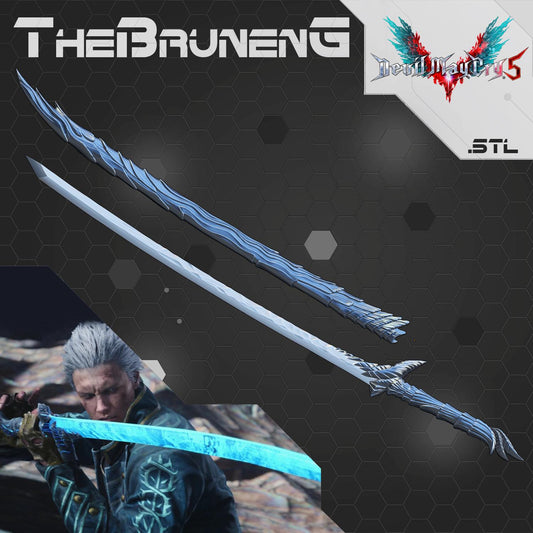 Vergil Devil Sword Devil May Cry 5 DMC5 cosplay [3D print model]