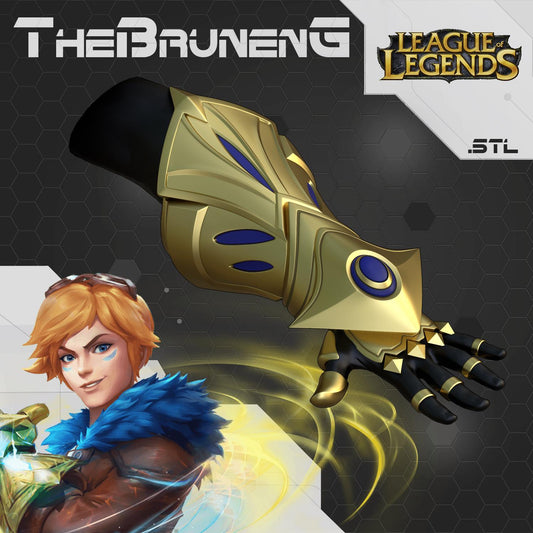 Ezreal basic gauntlet league of legends wild rift cosplay [3D PRINT MODEL]
