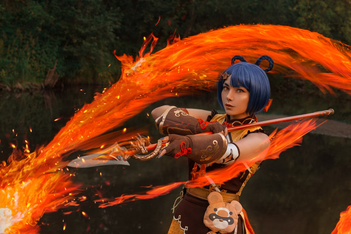 Genshin Impact cosplay Dragons Bane Spear [3D print model]