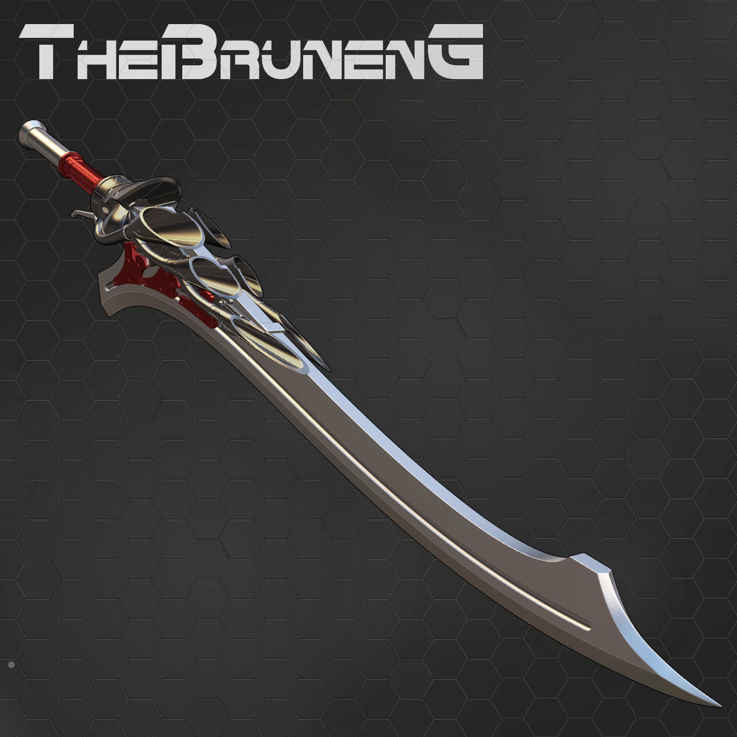 DMC5 Devil May Cry 5 Nero Red Queen sword cosplay [3D print model]