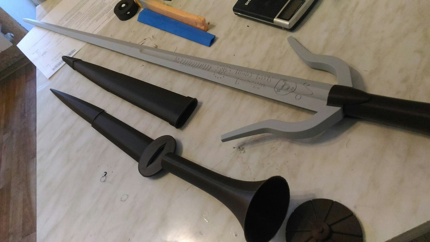 Zirael Ciri sword Witcher 3 cosplay prop [3D print model]